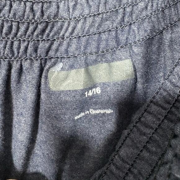 Lane Bryant Blue Marled Boho Peasant Blouse - Size 14/16 - Women's Plus Size Top - Picture 4 of 5